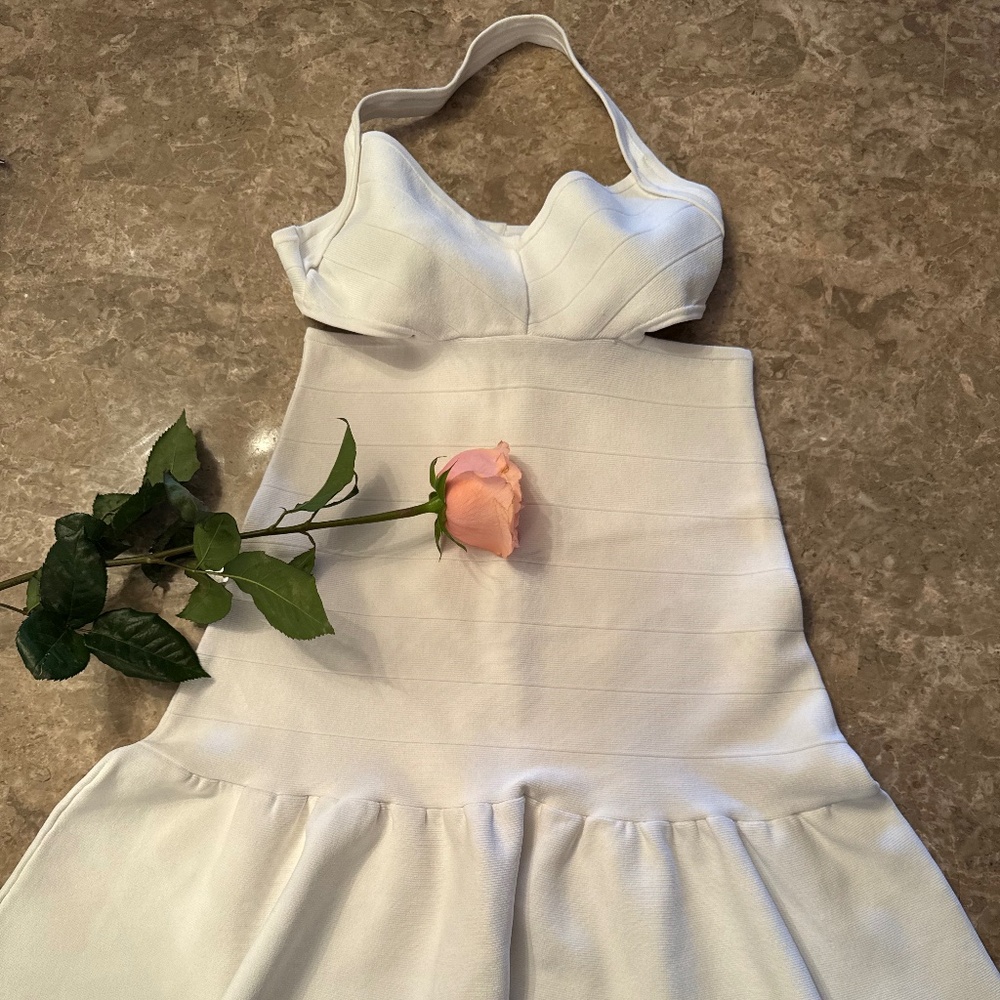 White Guess Bodycon Dress
